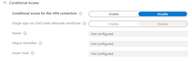 Intune Always On VPN Conditional Access